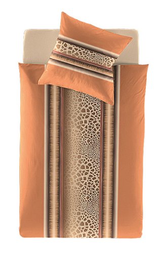 Irisette 8503/60 Bettw&auml;sche Smart, Kreta, 8503/60, 135 x 200 cm, marone