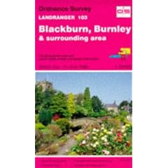 Blackburn, Burnley and Surrounding Area (Landranger Maps)