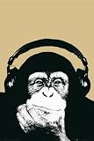 Produkt-Bild: 1art1 39366 Steez - Lounge, Monkee Poster (91 x 61 cm)