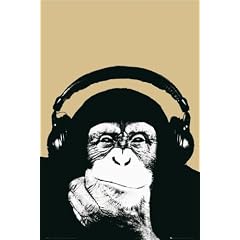 1art1 39366 Steez - Lounge, Monkee Poster (91 x 61 cm)