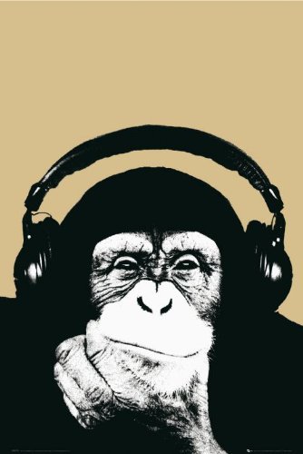 Produkt-Bild: 1art1 39366 Steez - Lounge, Monkee Poster (91 x 61 cm)