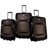 US Traveler Denver Three Piece Lightweight Expandable Luggage Set