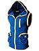 H2H Mens Active Sleeveless Zip-up Color Blocks Sport Hoodie With Pockets