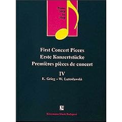 Erste Konzertst�cke; First Concert Pieces (Music Scores)