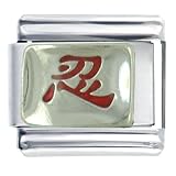 Chinese Patience Red Italian Charms Bracelet Link