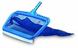 HydroTools Professional Swimming Pool Deep Bag Rake Skimmer and Brush Combo