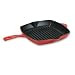Le Creuset 10-1/4-Inch Square Skillet Grill, Red