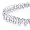 3 cttw. Diamond Tennis Bracelet, 14K White