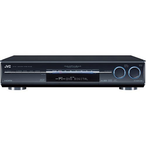 JVC RXD702B 7.1 Channel Surround Sound AM/FM Audio Video Receiver with HDMI Switching and Wireless PC Link