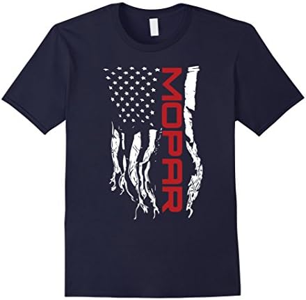 Men's Mopar Flag T-Shirt Medium Navy