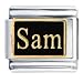 Jewelry : Sam Name Italian Charms Bracelet Link