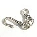 Dreambell (Free S/H) 2 Sets of 925 Sterling Silver Fish Hook Eye Clasp Toggles