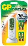 GP V800C 15Min Powerbank charger + 4 x 2700mAh Ni-Mh rechargeable AA Batteries