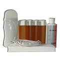 Look Concept - Kit chauffe cire � �piler 4 x 100 ml MIEL + Bandes + Huile