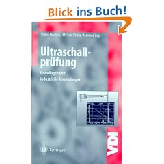 Ultraschallpr�fung: Grundlagen und industrielle Anwendungen (VDI-Buch)