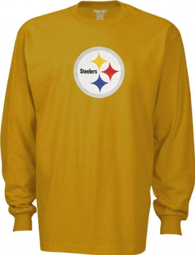Pittsburgh Steelers Logo Premier Gold Long Sleeve T-Shirt