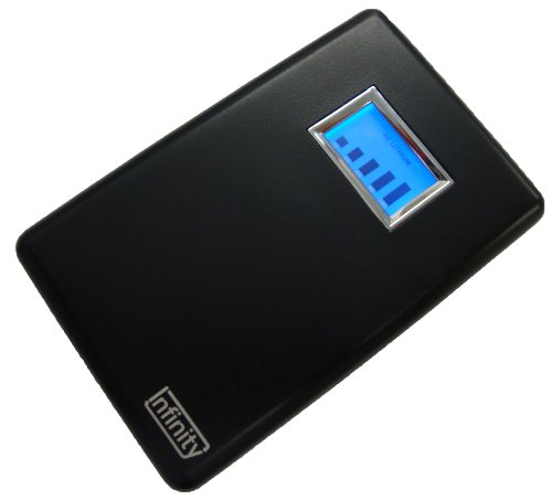 リンケージ Infinity リチウムポリマー内蔵 AC充電器 大容量2000mAh 海外対応 USB接続タイプ 携帯電話、iPod、iPhone、mp3プレーヤー、Dsi、DSLite、PSPなどに ブラック ACLD-04B