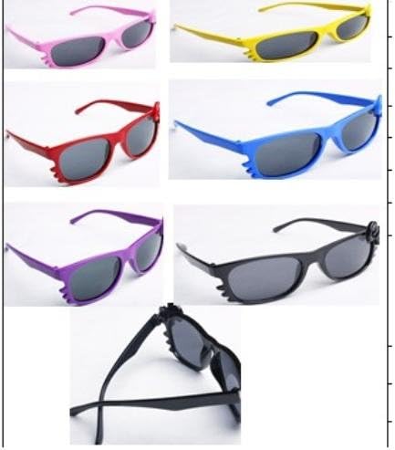 100% Ultraviolet-proof Fashional Professional Glasses Frame Children's Sunshade Sunglasses J0390 (Blue)