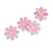 SODIAL(R) 10pcs Embroidered Applique Flower Patches Sewing Craft Decoration