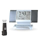 Maverick CL-116 Color-Coded LCD Weather Station and AM/FM Stereo Radio with Talking Alarm Clock