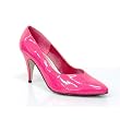 4 Inch Sexy Classic Pump Shoes High Heel Shoes Hot Pink Patent
