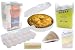 Styrene Stay Fresh Baking Containers contains containers for: sugar, flour, brown sugar, dozen eggs, pie butter and pie slice. Containers keep baking goods fresh.
