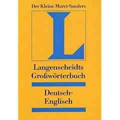 Langenscheidts Gro�w�rterbuch, Englisch. Der kleine Muret-Sanders. Tl.2 Deutsch-Englisch.