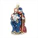 NATIVITY SCENE GLASS DECORATIVE CHRISTMAS TREE ORNAMENT