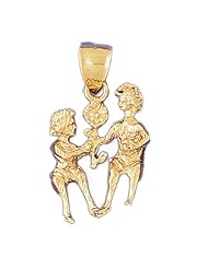 CleverEves 14K Gold Zodiac Pendant 10.7 - Gram(s)
