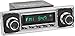 RetroSound HC-308-410-39-78 Hermosa Direct-Fit Radio for Classic Vehicle (Chrome Face and Chrome Buttons and Black/Chrome Faceplate)
