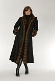 Black Loro Piana Cashmere Coat Mink Tuxedo Coat