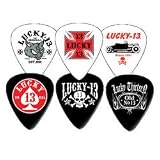 Dunlop L13P Lucky 13 Players Guitar Picks - 6 Pack, 1.0MM 6-Pack