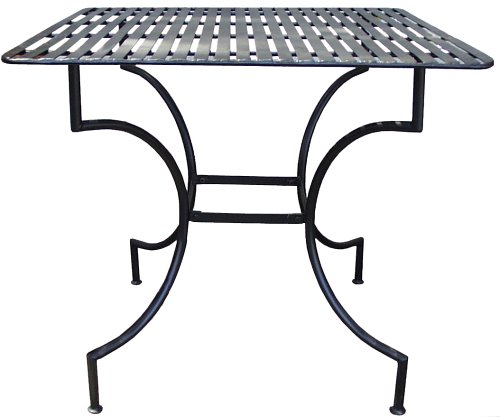 PTC Home & Garden Park Square Table, Pewter