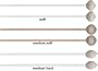 Vic Firth Corpsmaster� Keyboard/Brian Mason -- Soft Marimba Yarn