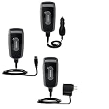 Deluxe Kit for the Samsung SCH-A630 includes a USB cable with Car and Wall Charger - Gomadic Brand w/ TipExchange Technology