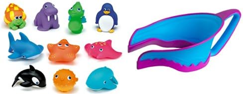 Lil' Rinser Splashguard Shampoo Rinser &amp; Bath Squirt Toys, Blue