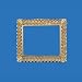 Dollhouse Miniature Beaded Serpentine Frame