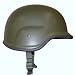 Sporting Goods : ABS Plastic Kevlar Style Helmet Green OD