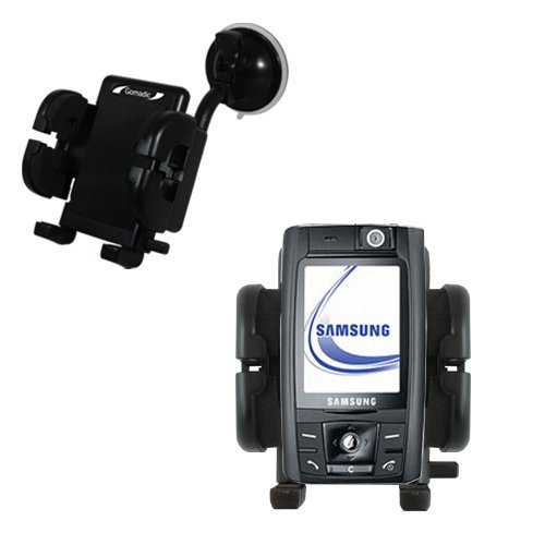 Samsung SGH-D820 Flexible Car Windshield Holder - Gomadic Brand