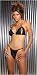 Boom Boom Babes Sexy One Size Romantic Boxed Leather Peek-A-Boo Bra and G-String Womens 2 Piece Set