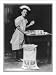 Historic Print (L): [Advertisement - girl making cookies with Polar Bear Flour, Arkansas City, Kansas]
