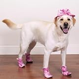 Dog Hat - Casual Canine Camo Bucket Hat - Pink - Large