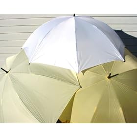 White Wedding Golf Umbrella