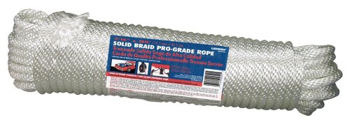 Crawford-Lehigh N14100 7/16-Inch-by-100-Foot Solid Braid Nylon Rope