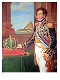 Pedro I Emperor of Brazil, 1825 Art Giclee Poster Print by Henrique Jose Da Silva, 18x24