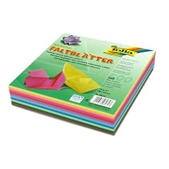 Folia 8970 - Faltpapier, 70 g/m�, 20 x 20 cm, 500 Blatt, 10-farbig sortiert