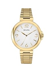 Bulova 97L139 Ladies Dress Gold Steel Bracelet Watch