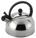 2.2 Litre Traditional Whistling Hob Stove Kettle in Stainless Steel