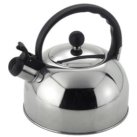 2.2 Litre Traditional Whistling Hob Stove Kettle in Stainless Steel