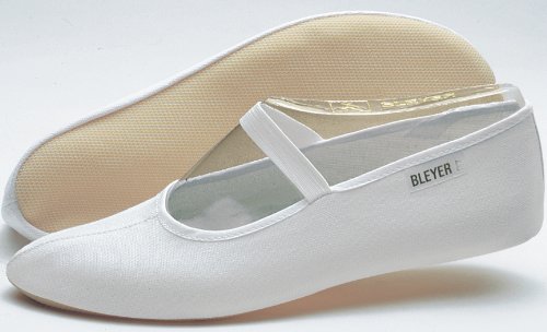 Bleyer Gymnastikschuhe Trampolin Profi weiß